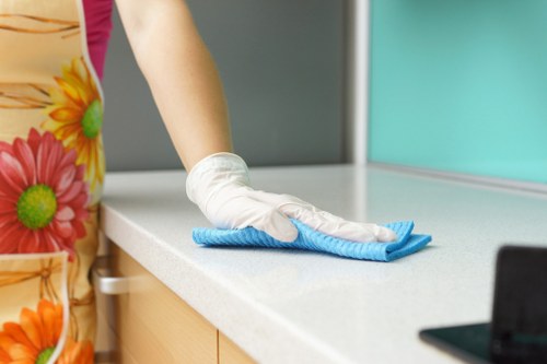Professional oven cleaning service for a kitchen in Highbury