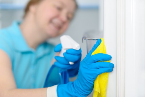 Curtain cleaning process for residential and commercial customers