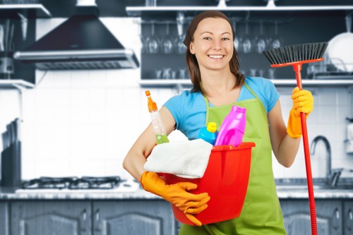 Communal cleaning service for a Highbury apartment block lobby