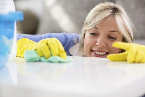 Stair carpet cleaning in a Highbury flat or townhouse